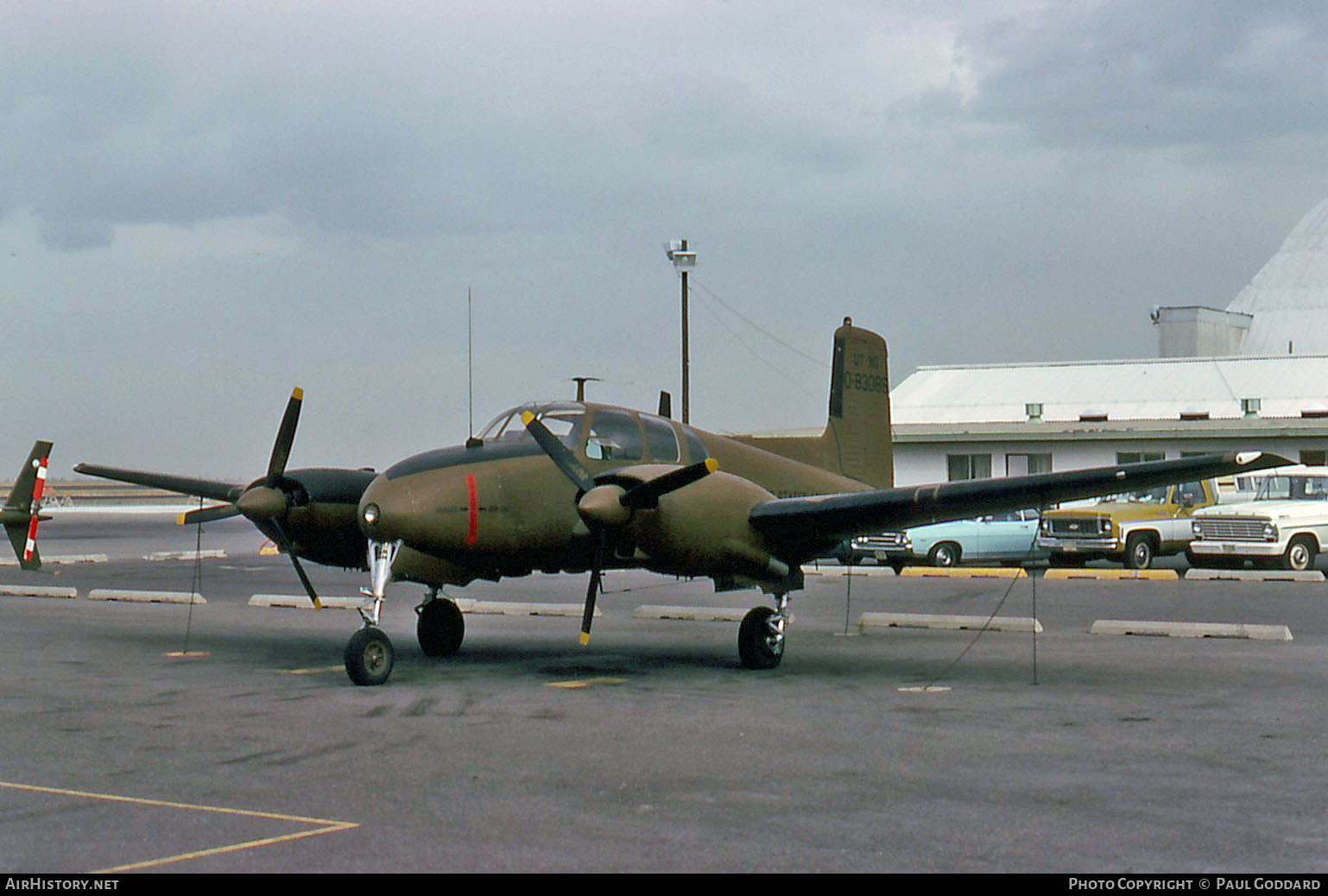 Aircraft Photo of 58-3086 / 0-83086 | Beech RU-8D Seminole (50) | USA - Army | AirHistory.net #590352