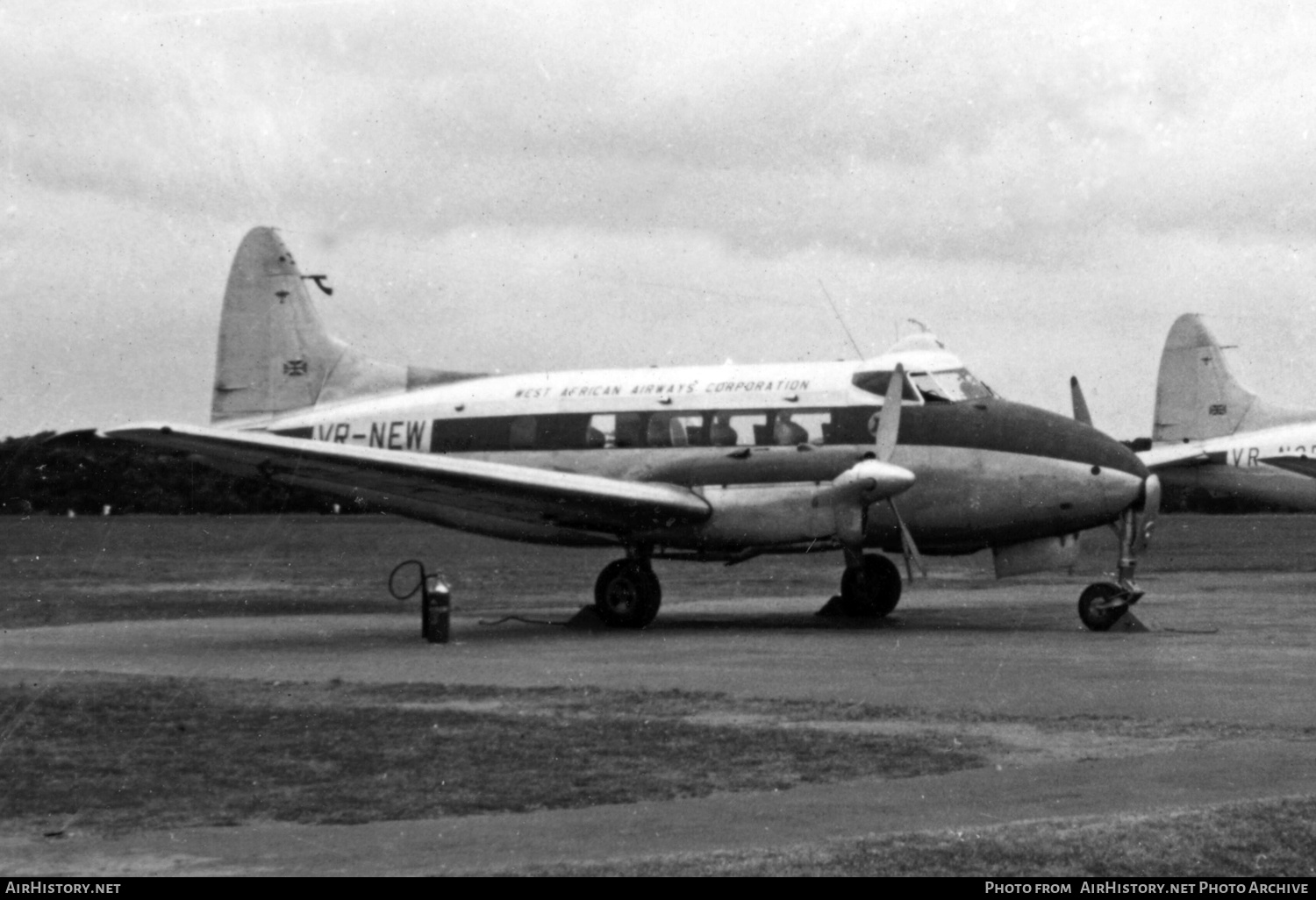 Aircraft Photo of VR-NEW | De Havilland D.H. 104 Dove 1B | West African Airways | AirHistory.net #590388