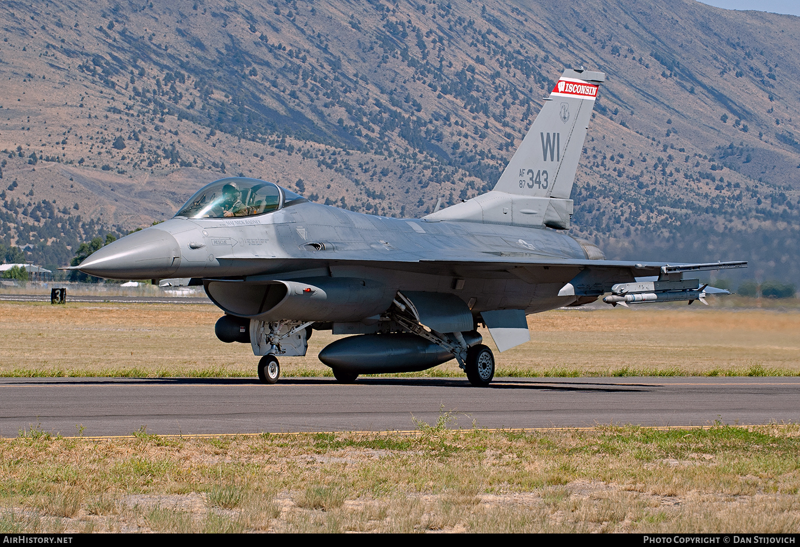 Aircraft Photo of 87-0343 / AF87-343 | General Dynamics F-16C Fighting Falcon | USA - Air Force | AirHistory.net #590393