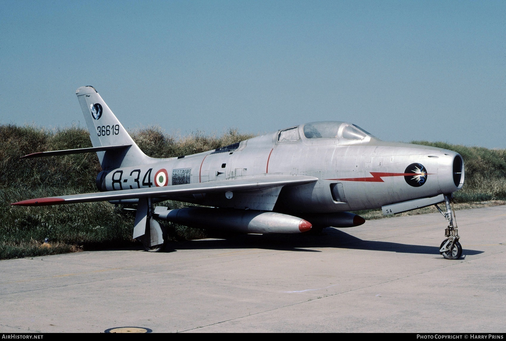 Aircraft Photo of 36619 | Republic F-84F Thunderstreak | Italy - Air Force | AirHistory.net #590402