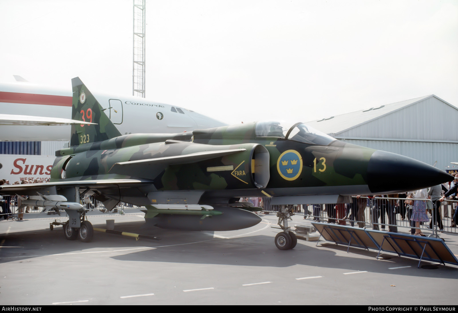 Aircraft Photo of 37302 | Saab JA37 Viggen | Sweden - Air Force | AirHistory.net #590438