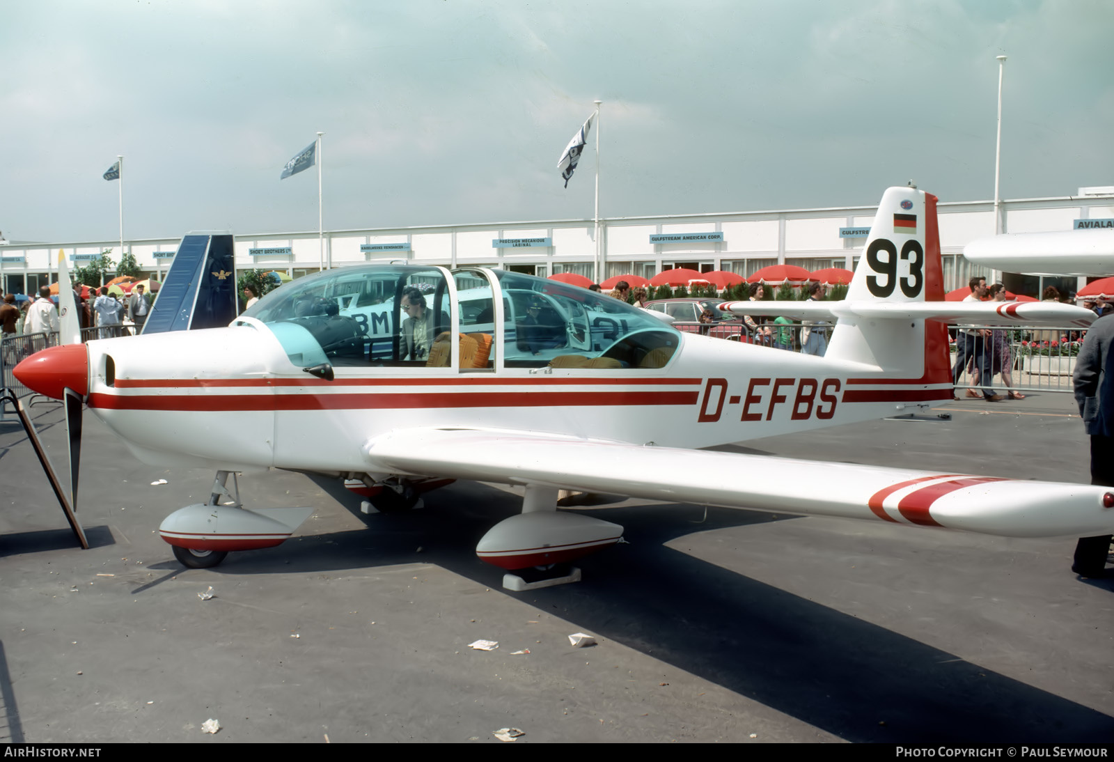 Aircraft Photo of D-EFBS | Sportavia-Pützer RS-180 Sportsman | AirHistory.net #590440