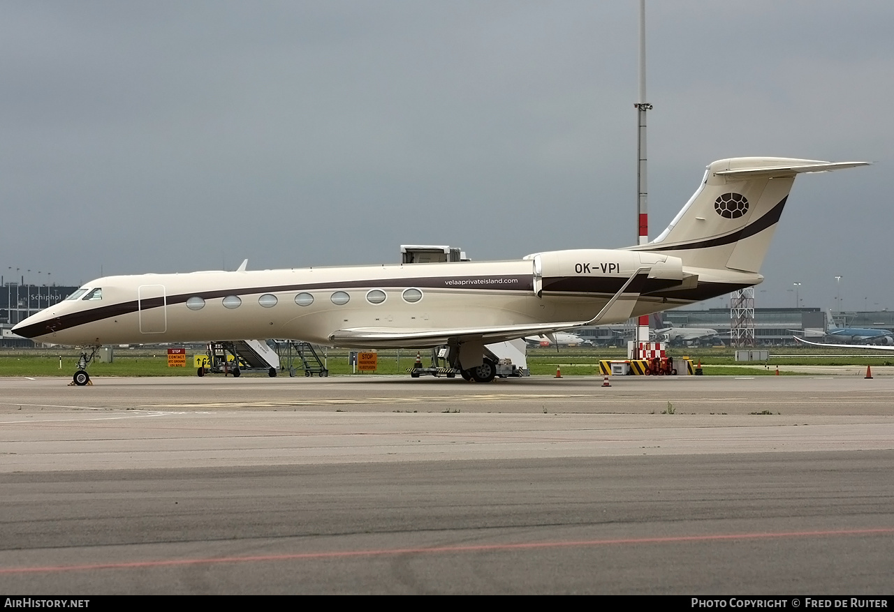 Aircraft Photo of OK-VPI | Gulfstream Aerospace G-V-SP Gulfstream G550 | Velaa Private Island Resort | AirHistory.net #590454