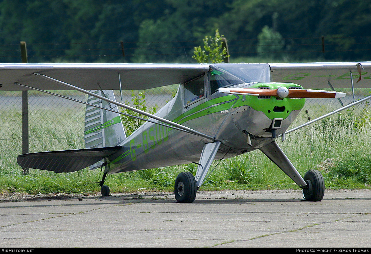 Aircraft Photo of G-BSUD | Luscombe 8A Silvaire | AirHistory.net #590497