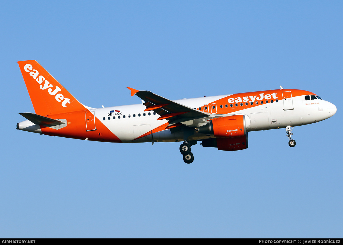Aircraft Photo of OE-LQK | Airbus A319-111 | EasyJet | AirHistory.net #590536