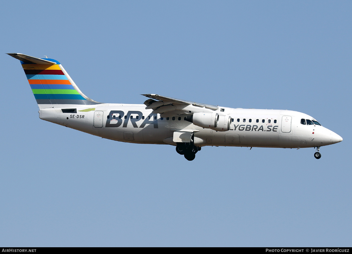 Aircraft Photo of SE-DSR | British Aerospace BAe-146-100 | BRA - Braathens Regional Airlines | AirHistory.net #590546