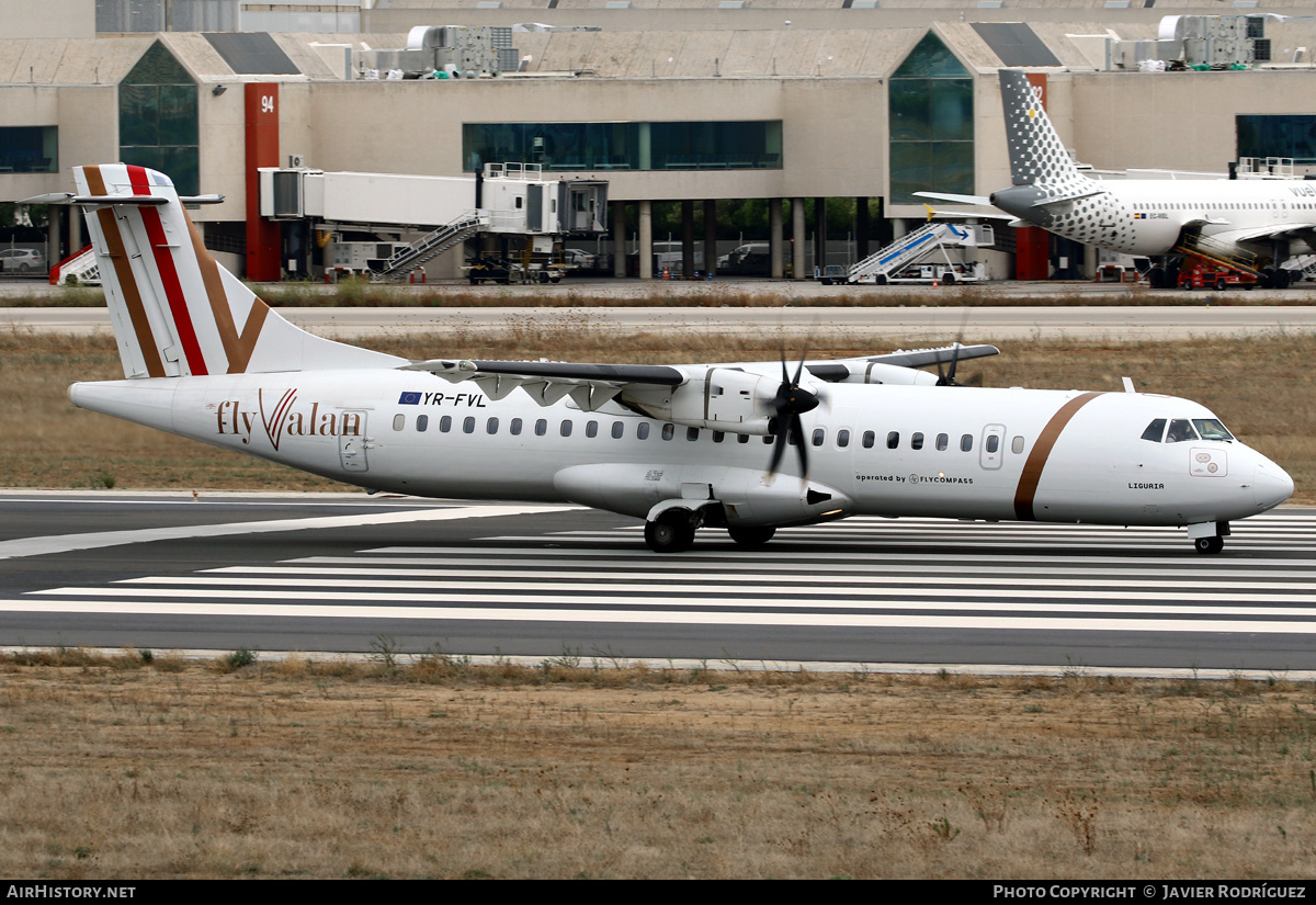 Aircraft Photo of YR-FVL | ATR ATR-72-500 (ATR-72-212A) | Fly Valan | AirHistory.net #590551