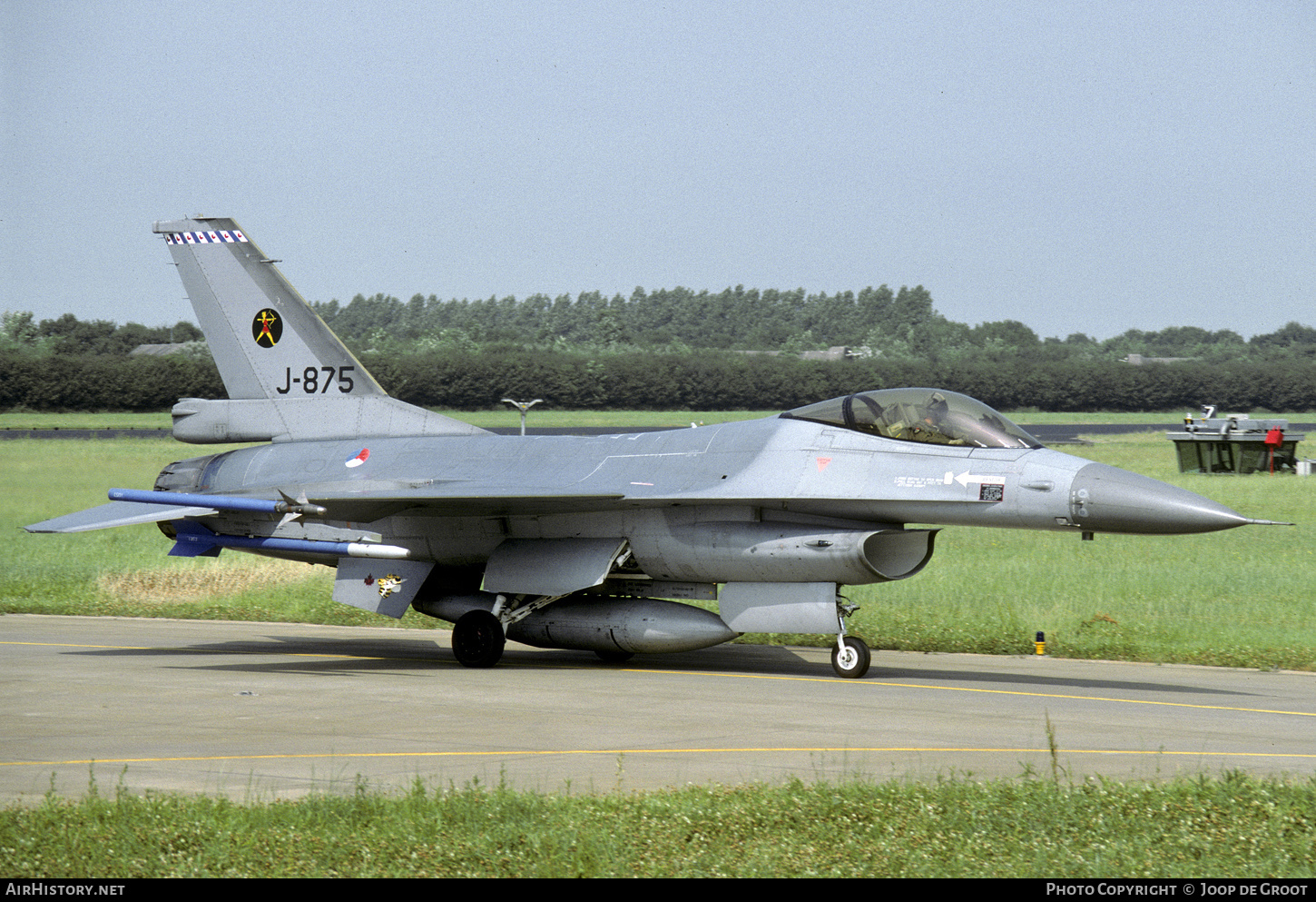 Aircraft Photo of J-875 | General Dynamics F-16A Fighting Falcon | Netherlands - Air Force | AirHistory.net #590559