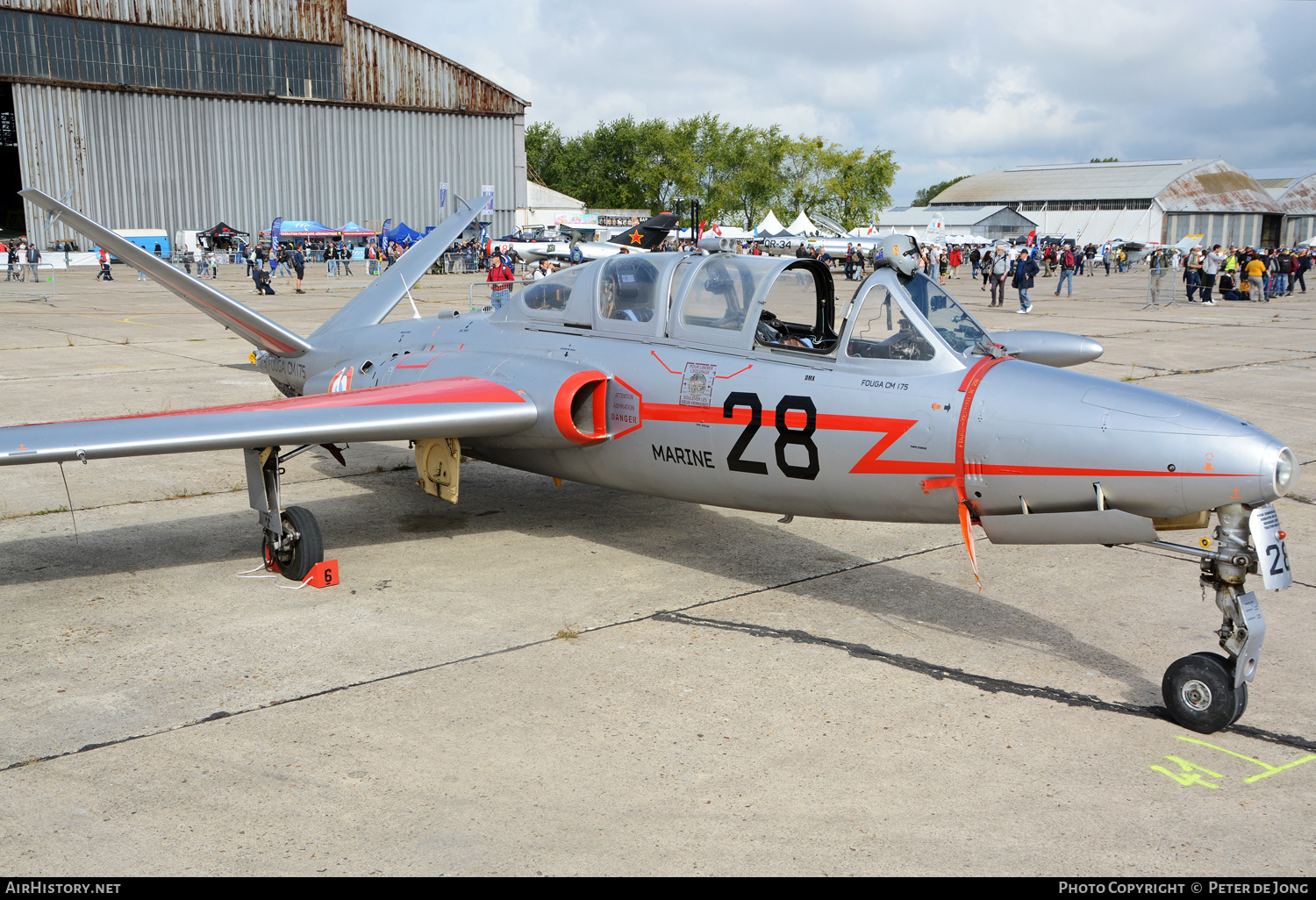 Aircraft Photo of F-AZPF / 28 | Fouga CM-175 Zéphyr | France - Navy | AirHistory.net #590576