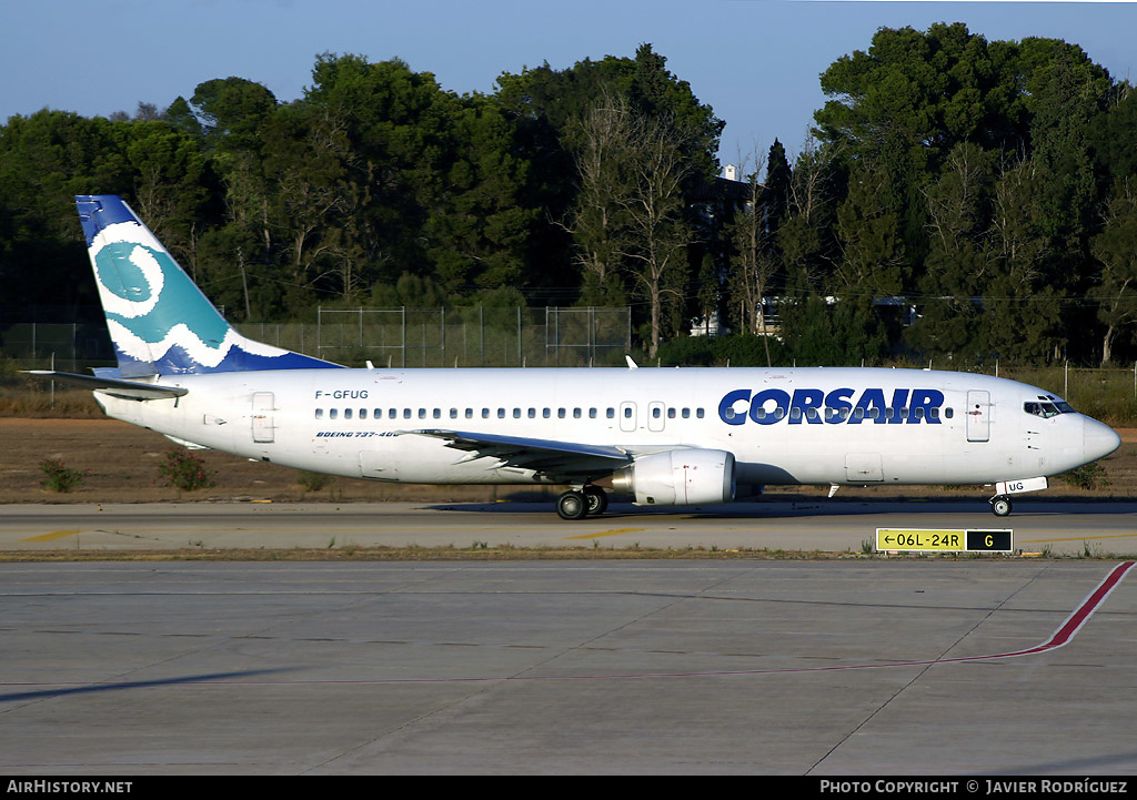 Aircraft Photo of F-GFUG | Boeing 737-4B3 | Corsair | AirHistory.net #590586