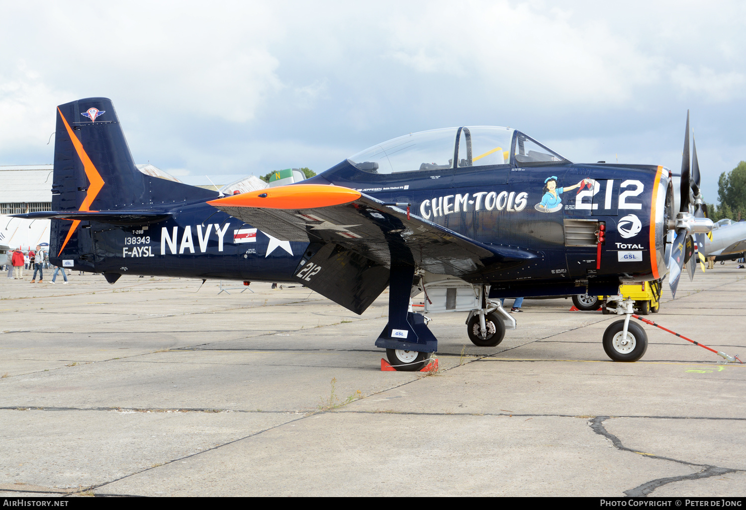 Aircraft Photo of F-AYSL / 138343 | North American T-28B Trojan | USA - Navy | AirHistory.net #590597