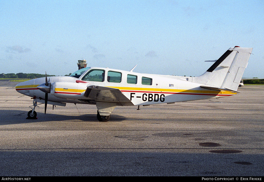 Aircraft Photo of F-GBDG | Beech 58 Baron | AirHistory.net #590603