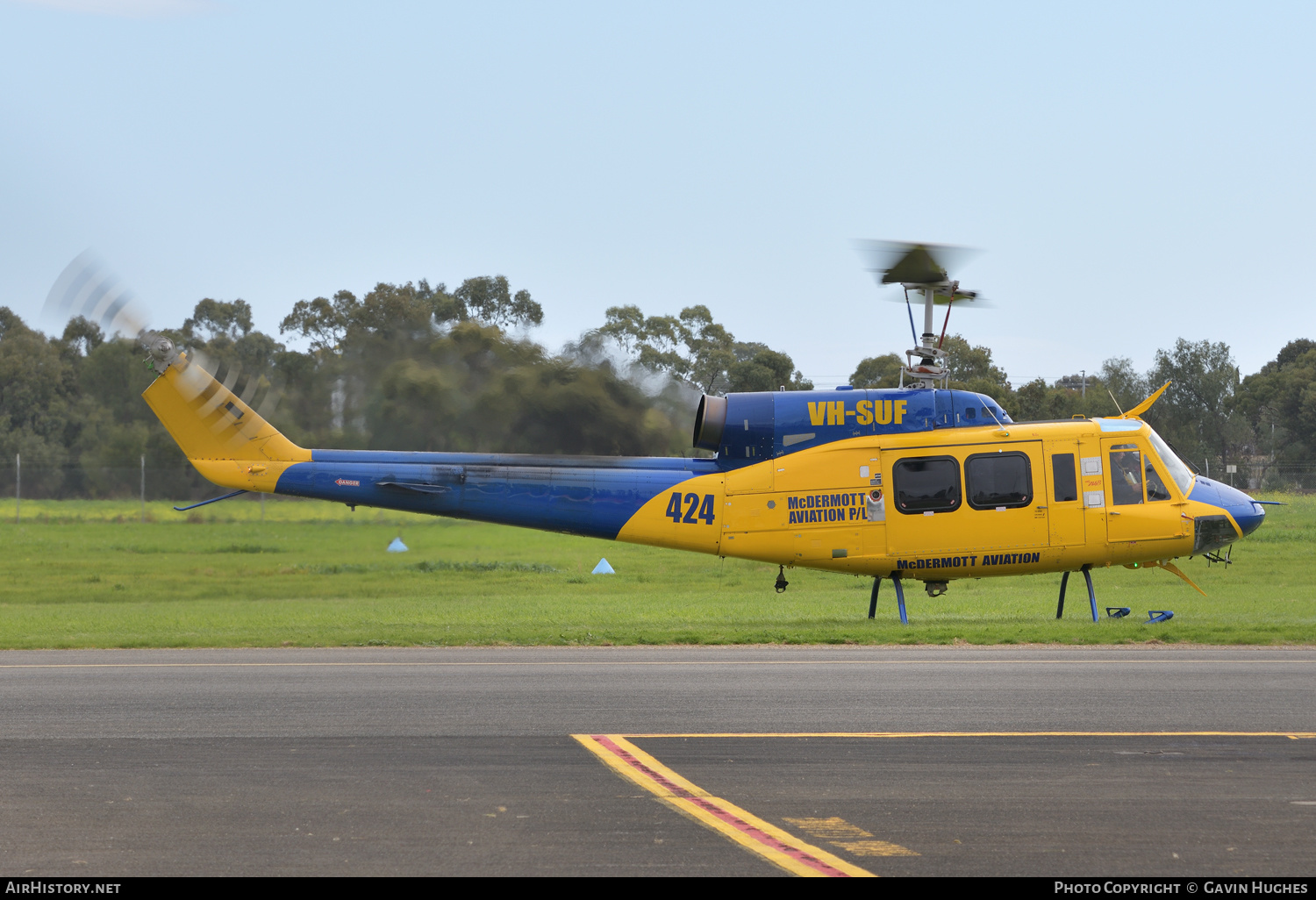 Aircraft Photo of VH-SUF | Bell 214B-1 Biglifter | McDermott Aviation | AirHistory.net #590649