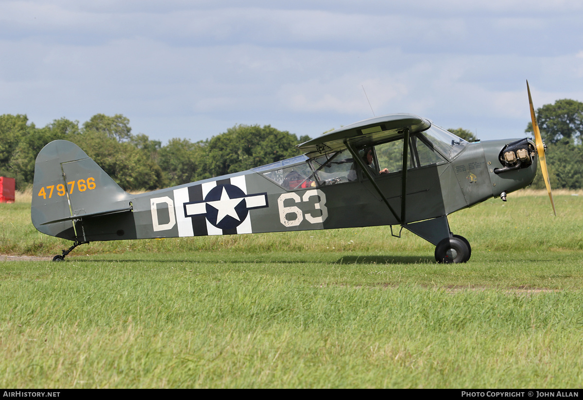 Aircraft Photo of G-BKHG / 479766 | Piper J-3 Cub (L-4/NE) | USA - Air Force | AirHistory.net #590651