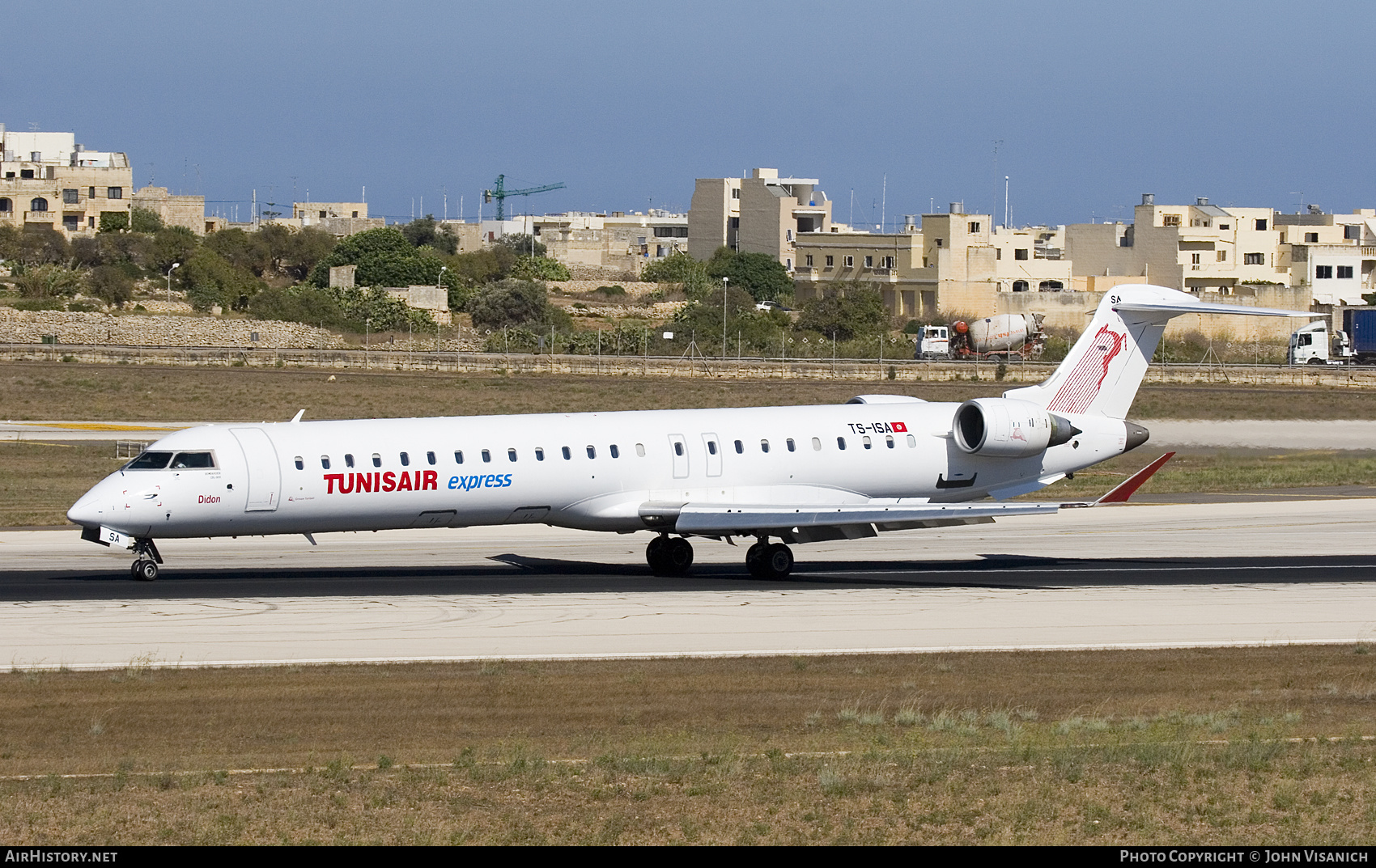 Aircraft Photo of TS-ISA | Bombardier CRJ-900 (CL-600-2D24) | Tunisair Express | AirHistory.net #590714