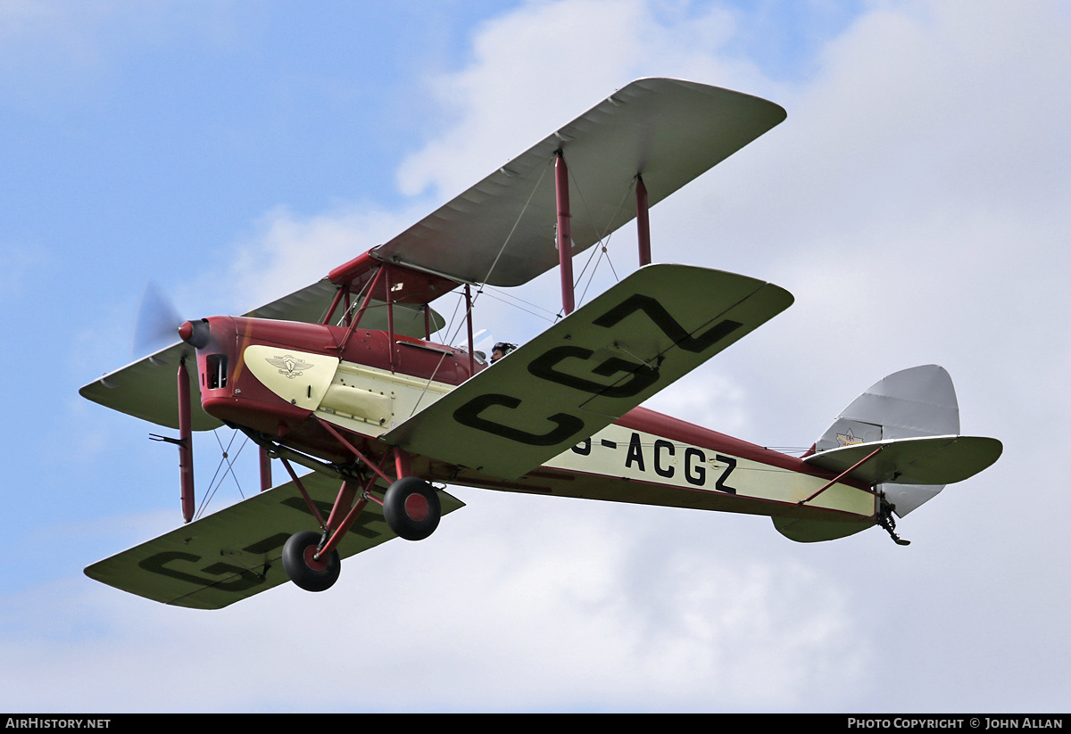 Aircraft Photo of G-ACGZ | De Havilland D.H. 60GIII Moth Major | AirHistory.net #590721
