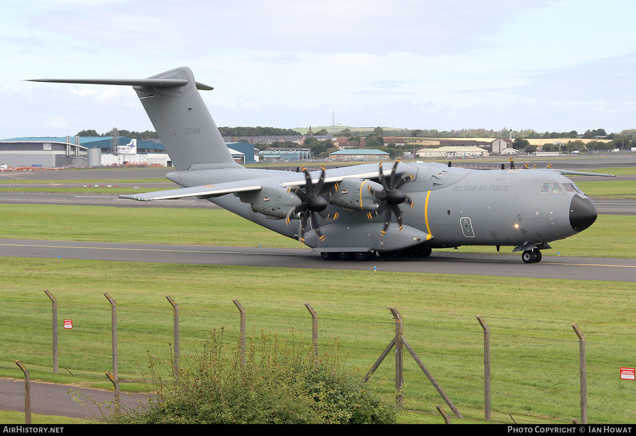 Aircraft Photo of CT-04 | Airbus A400M Atlas | Belgium - Air Force | AirHistory.net #590737