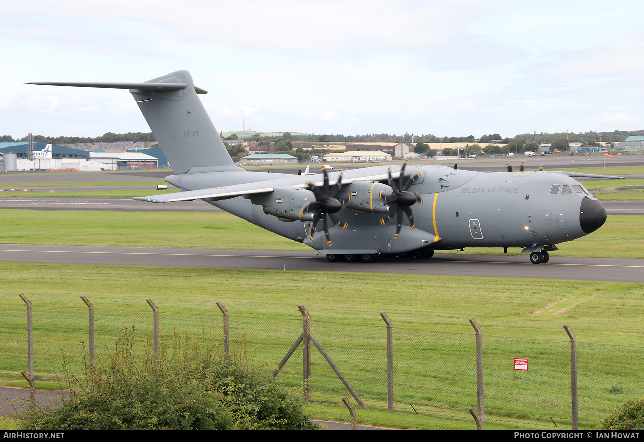 Aircraft Photo of CT-07 | Airbus A400M Atlas | Belgium - Air Force | AirHistory.net #590739