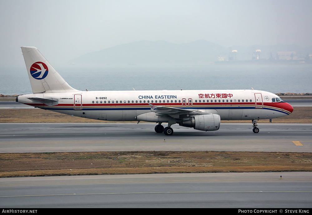 Aircraft Photo of B-6892 | Airbus A320-232 | China Eastern Airlines | AirHistory.net #590744