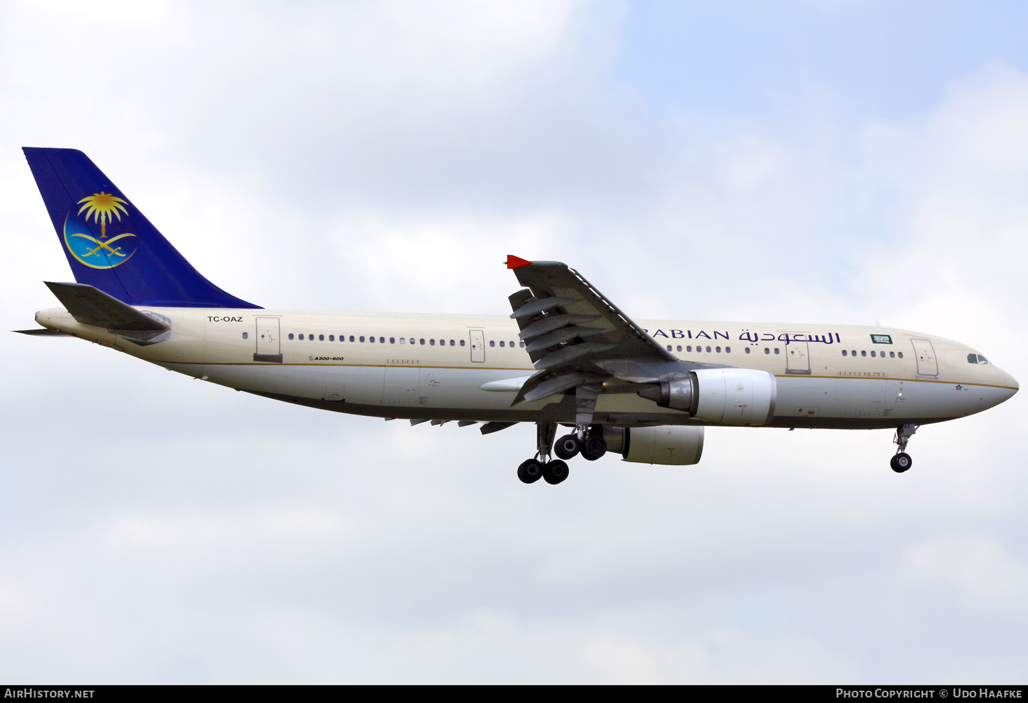 Aircraft Photo of TC-OAZ | Airbus A300B4-605R | Saudi Arabian Airlines | AirHistory.net #590775