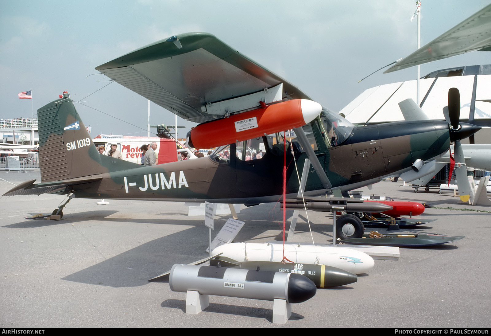Aircraft Photo of I-JUMA | SIAI-Marchetti SM-1019B | SIAI-Marchetti | AirHistory.net #590791