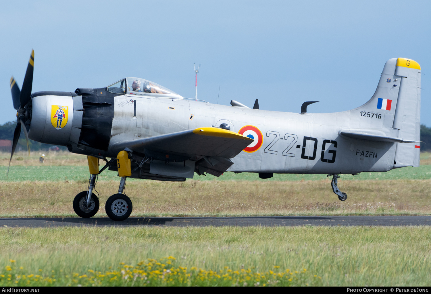 Aircraft Photo of F-AZFN / 125716 | Douglas A-1D Skyraider (AD-4N) | France - Air Force | AirHistory.net #590794