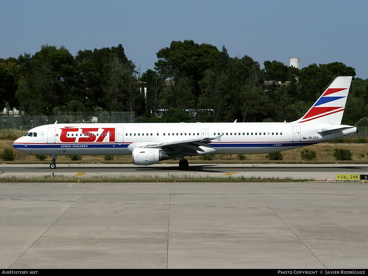 Aircraft Photo of OK-CED | Airbus A321-211 | ČSA - Czech Airlines | AirHistory.net #590840