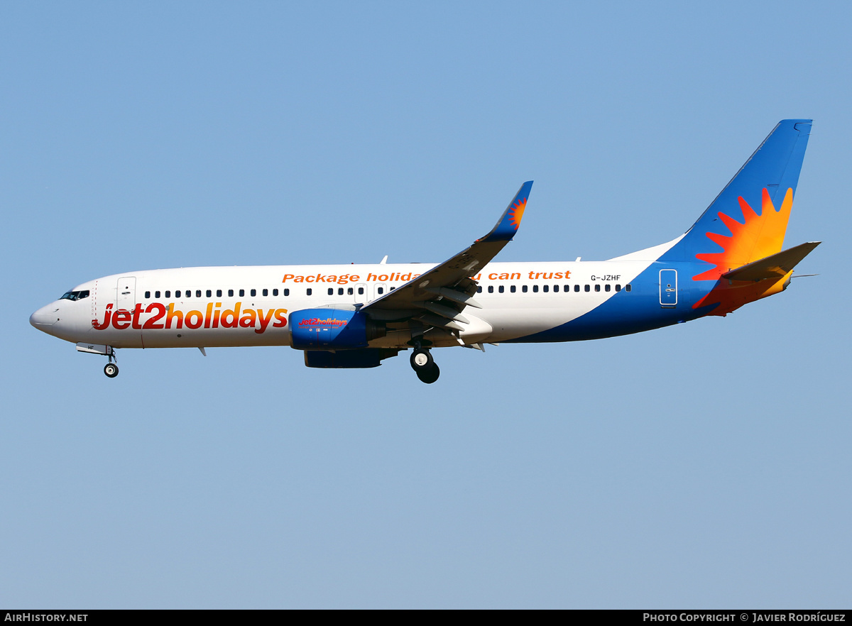 Aircraft Photo of G-JZHF | Boeing 737-8K2 | Jet2 Holidays | AirHistory.net #590842