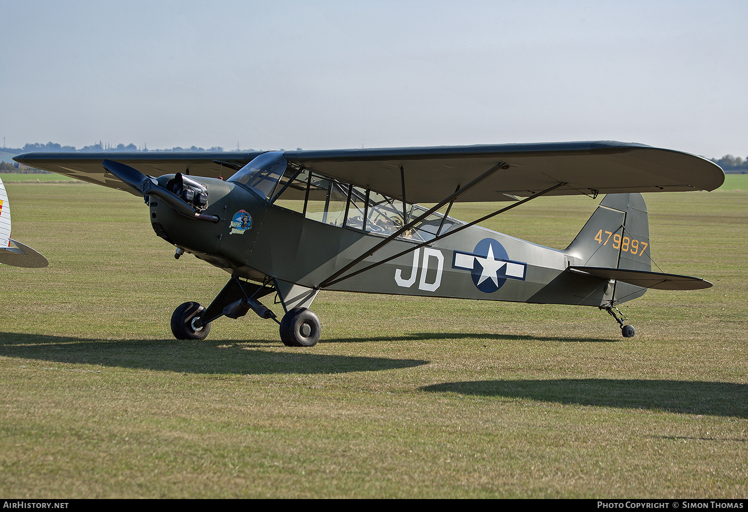 Aircraft Photo of G-BOXJ / 479897 | Piper L-4H Grasshopper (J-3C) | USA - Air Force | AirHistory.net #590862