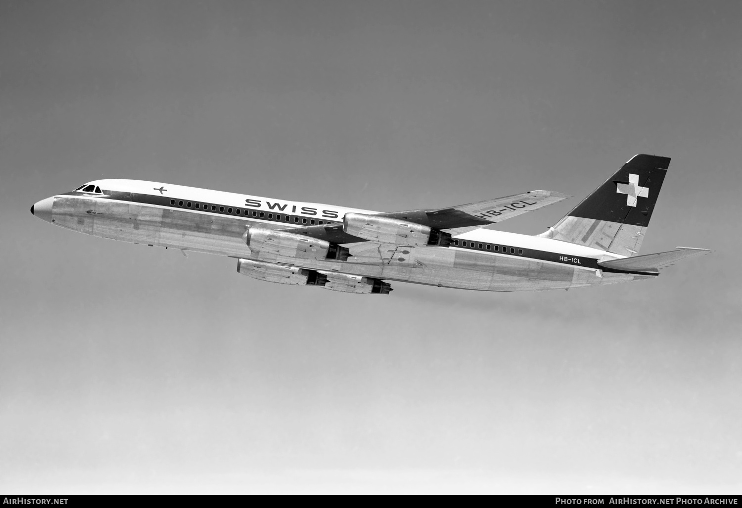 Aircraft Photo of HB-ICL | Convair 880M (22M-3) | Swissair | AirHistory.net #590886