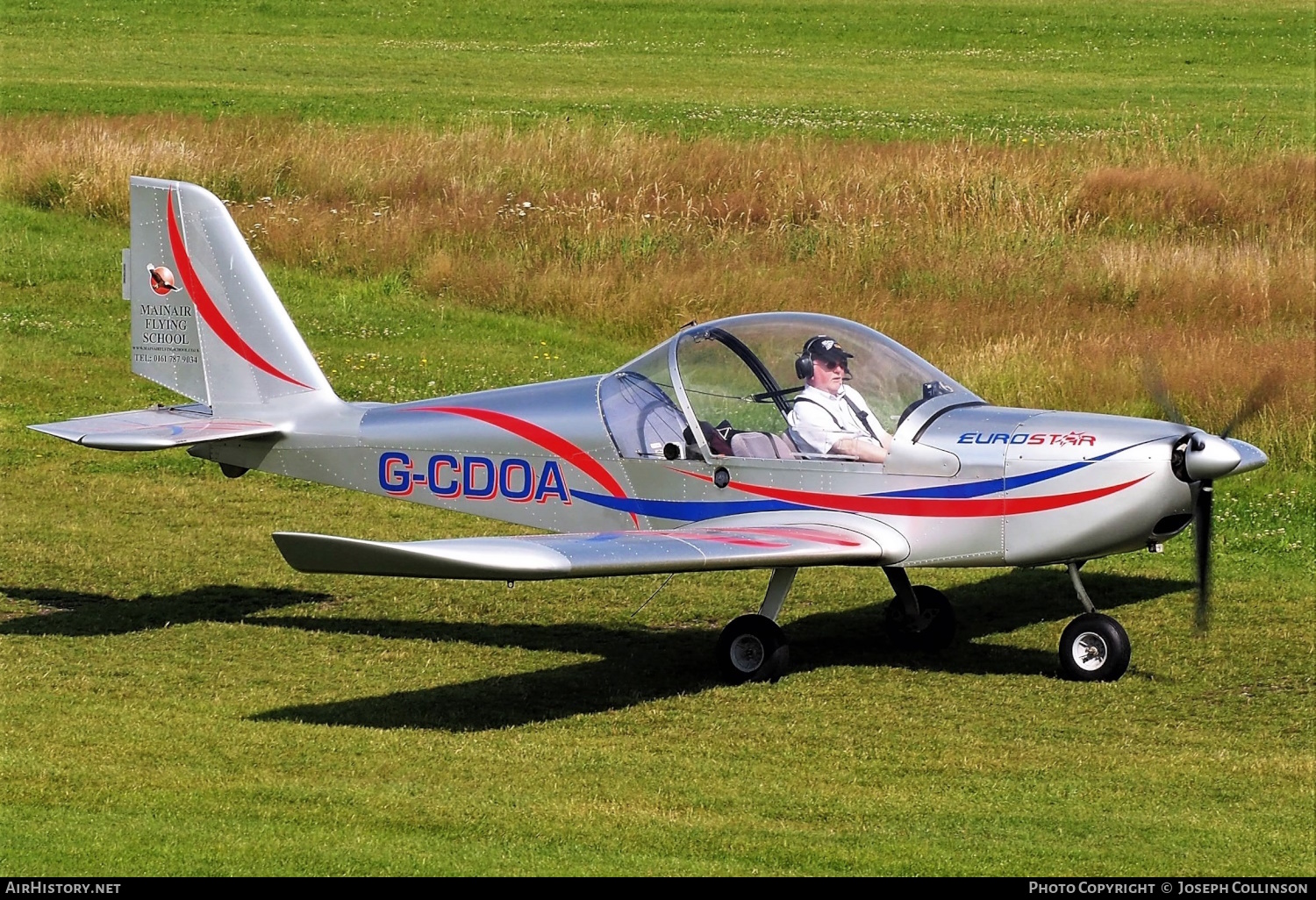 Aircraft Photo of G-CDOA | Evektor-Aerotechnik EV-97A Eurostar | Mainair Flying School | AirHistory.net #590888
