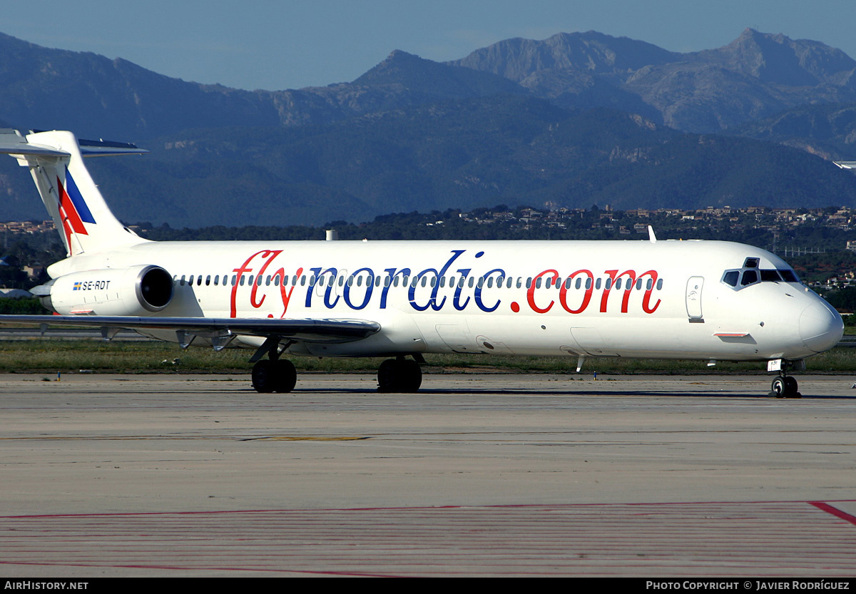 Aircraft Photo of SE-RDT | McDonnell Douglas MD-82 (DC-9-82) | FlyNordic | AirHistory.net #590899