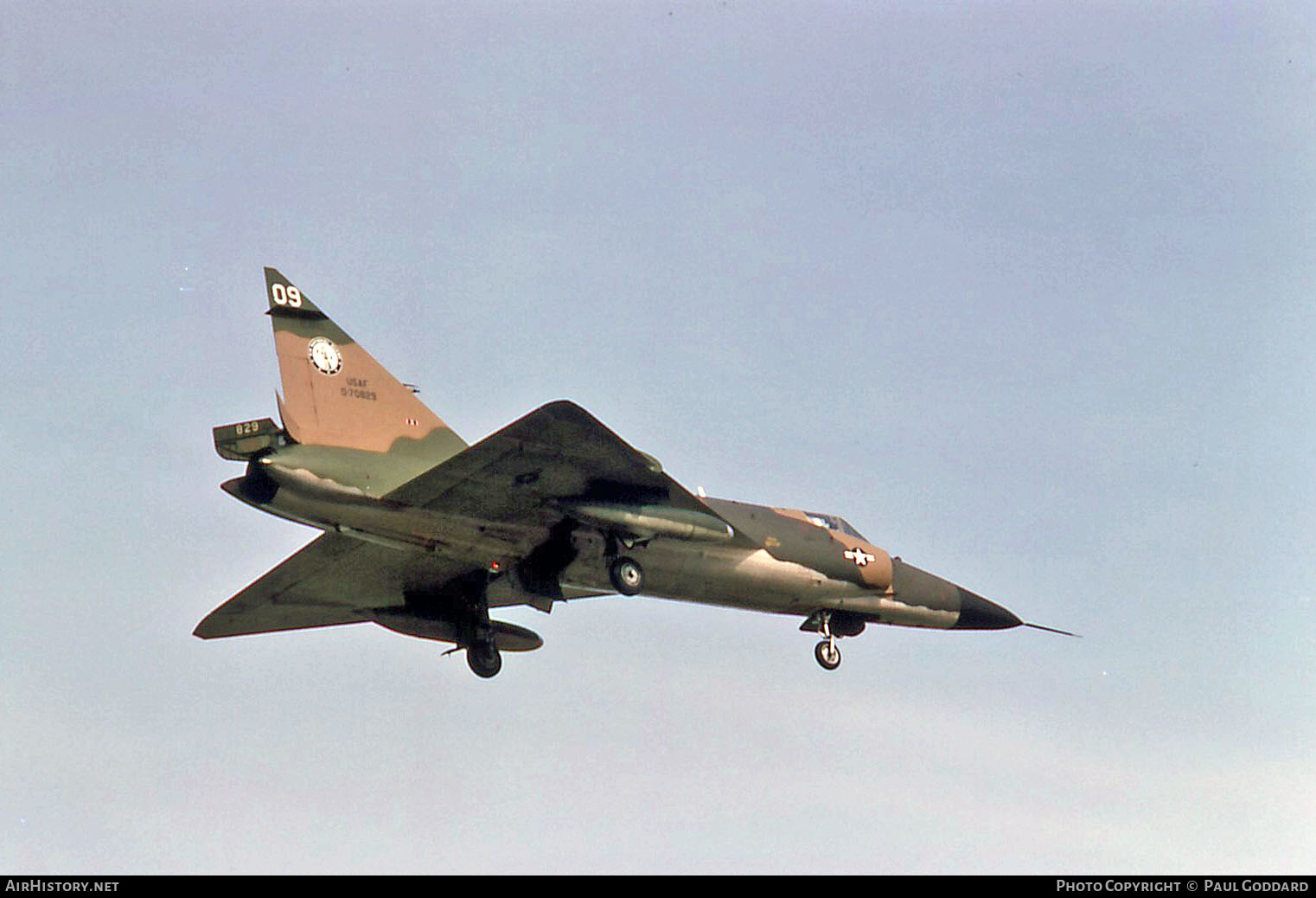 Aircraft Photo of 57-829 / 0-70829 | Convair F-102A Delta Dagger | USA - Air Force | AirHistory.net #590944