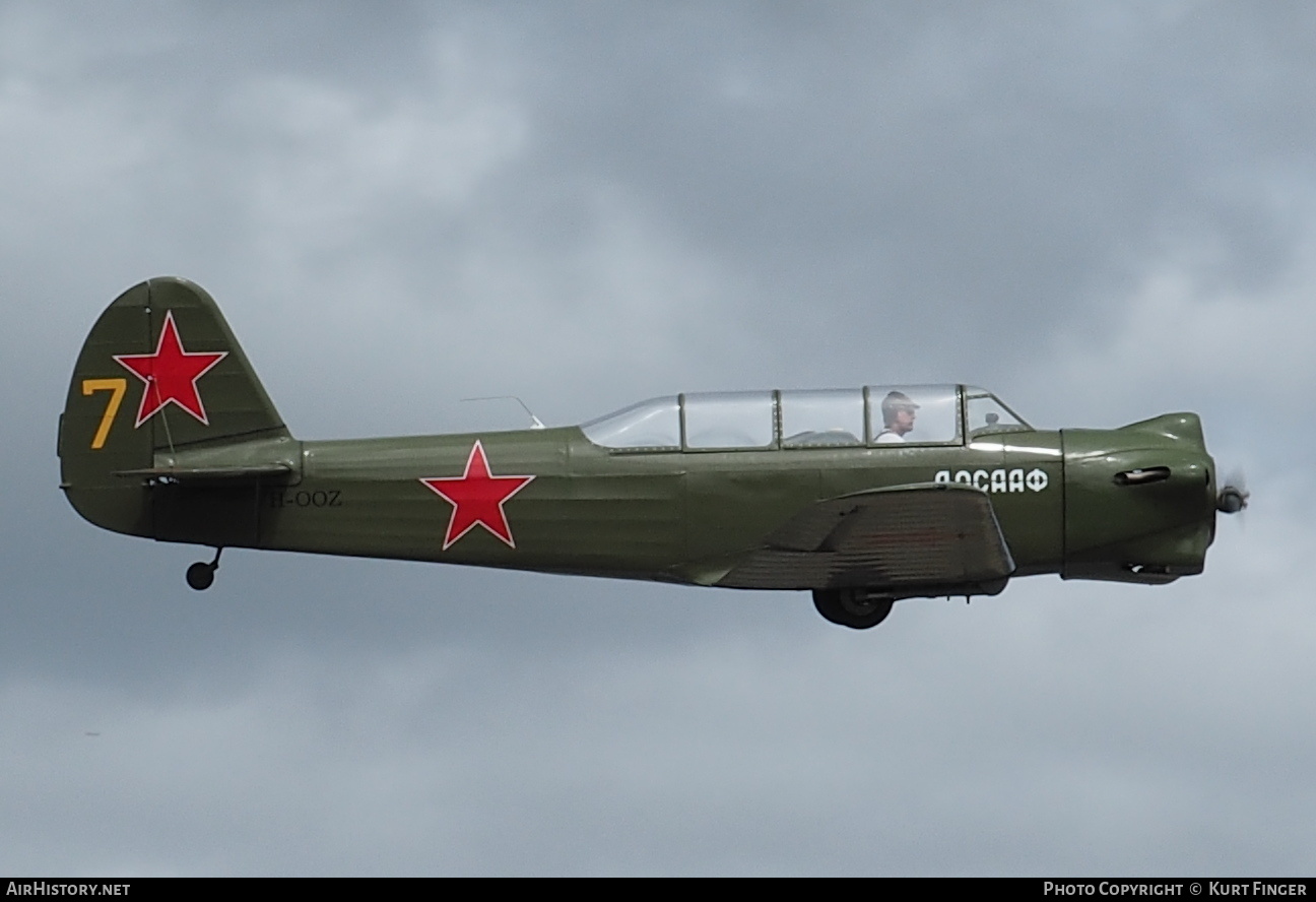 Aircraft Photo of VH-OOZ | Nanchang Yak-18 | Soviet Union - DOSAAF | AirHistory.net #590952
