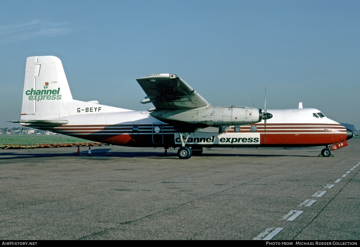 Aircraft Photo of G-BEYF | Handley Page HPR-7 Herald 401 | Channel Express | AirHistory.net #590955