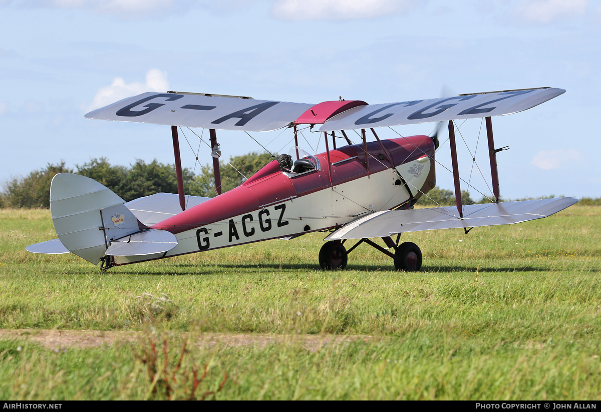 Aircraft Photo of G-ACGZ | De Havilland D.H. 60GIII Moth Major | AirHistory.net #590967