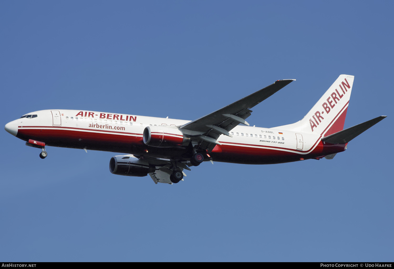 Aircraft Photo of D-ABBL | Boeing 737-85F | Air Berlin | AirHistory.net #590988