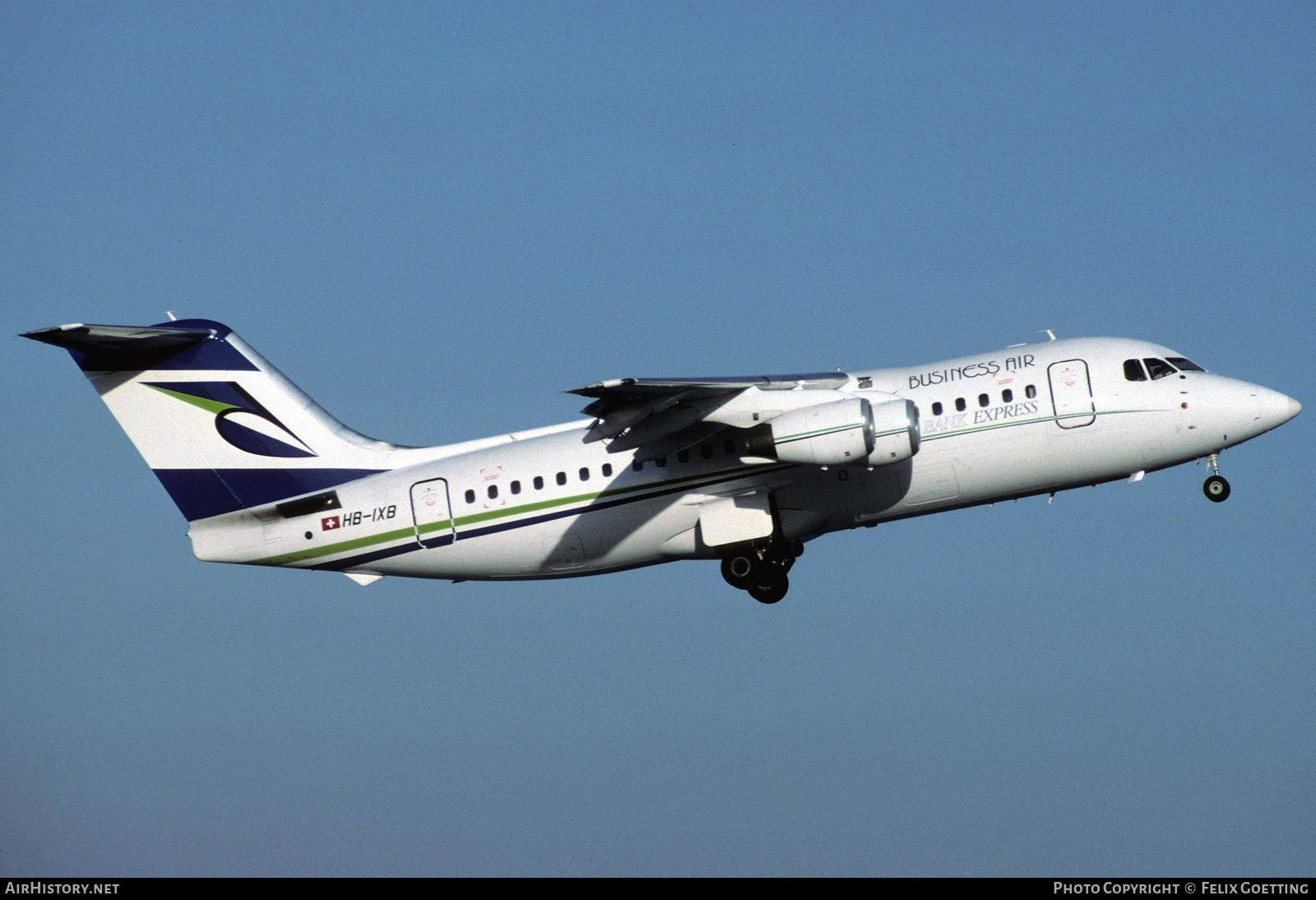 Aircraft Photo of HB-IXB | British Aerospace BAe-146-200 | Business Air | AirHistory.net #591003