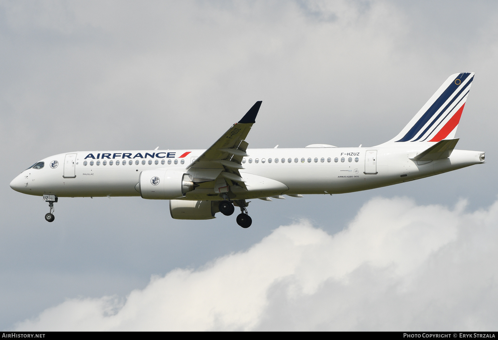Aircraft Photo of F-HZUZ | Airbus A220-371 (BD-500-1A11) | Air France | AirHistory.net #591023