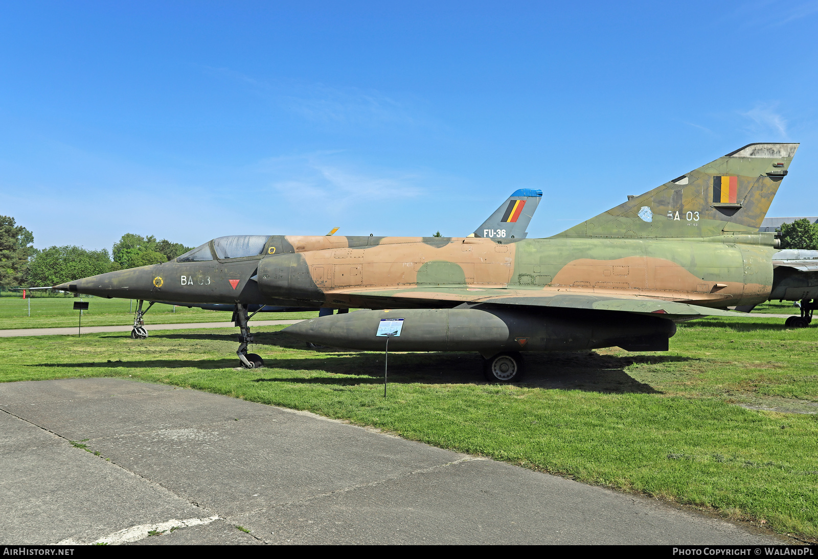 Aircraft Photo of BA03 | Dassault Mirage 5BA | Belgium - Air Force | AirHistory.net #591050