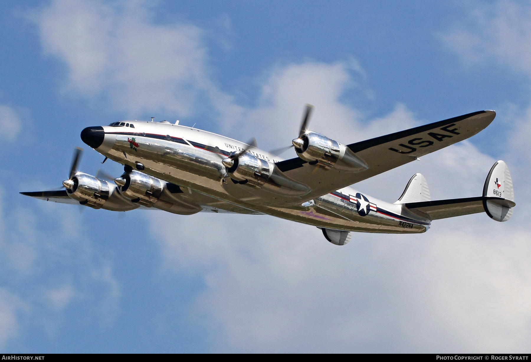 Aircraft Photo of N422NA / 8613 | Lockheed VC-121A Constellation | USA - Air Force | AirHistory.net #591064