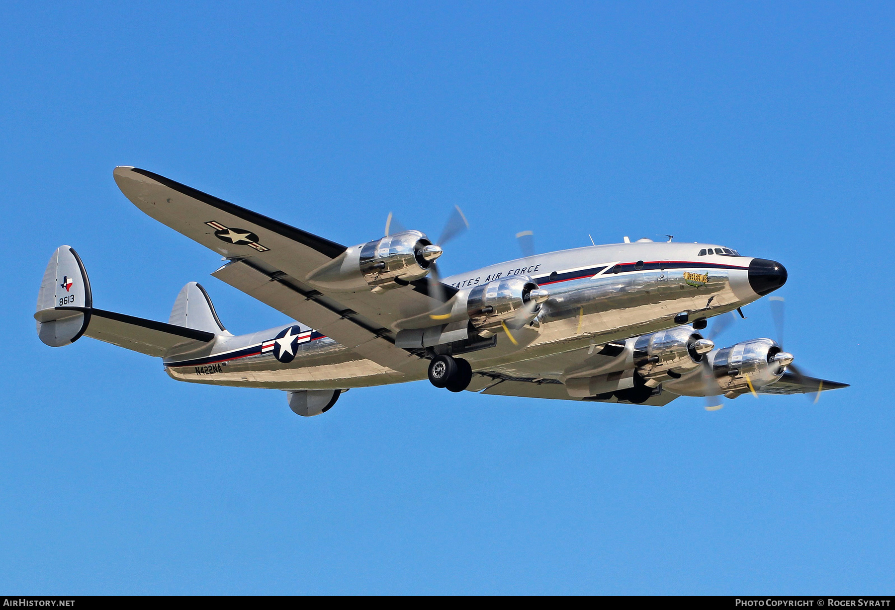 Aircraft Photo of N422NA / 8613 | Lockheed VC-121A Constellation | USA - Air Force | AirHistory.net #591069