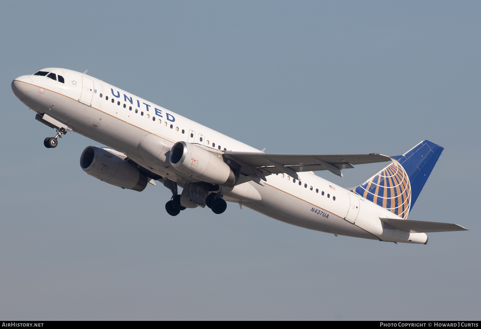 Aircraft Photo of N437UA | Airbus A320-232 | United Airlines | AirHistory.net #591087