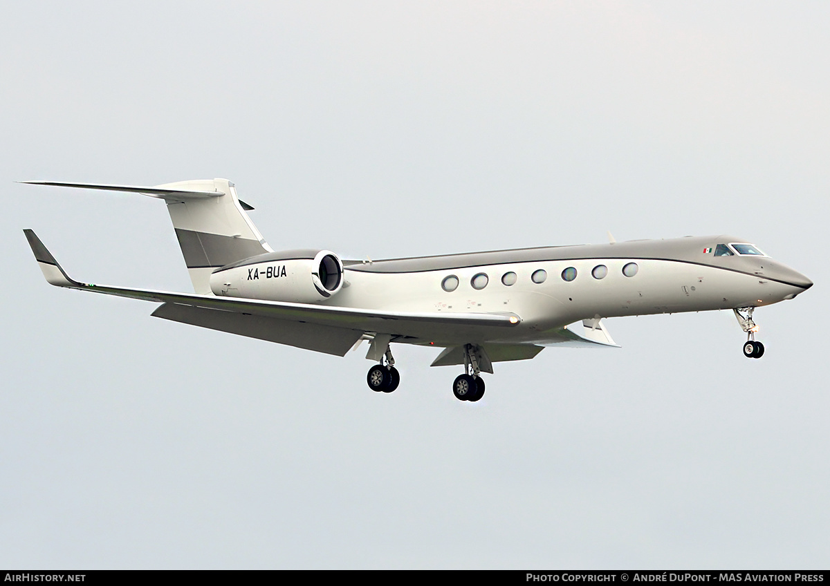 Aircraft Photo of XA-BUA | Gulfstream Aerospace G-V-SP Gulfstream G550 | AirHistory.net #591091