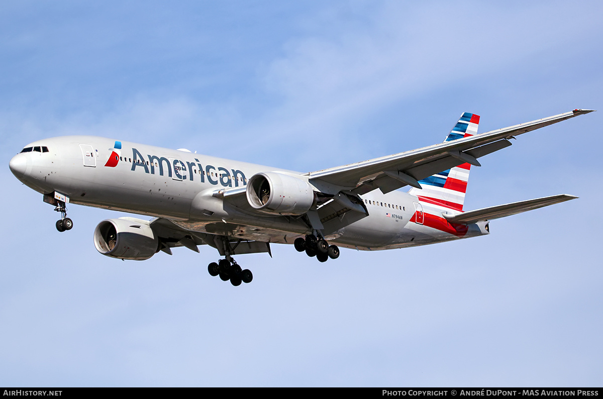 Aircraft Photo of N794AN | Boeing 777-223/ER | American Airlines | AirHistory.net #591108