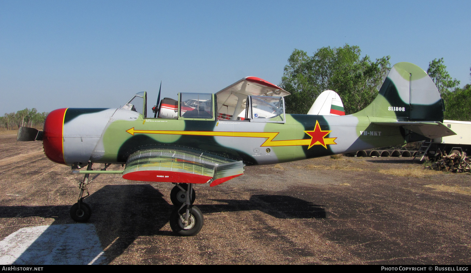 Aircraft Photo of VH-MKT / 811808 | Yakovlev Yak-52 | Soviet Union - Air Force | AirHistory.net #591171