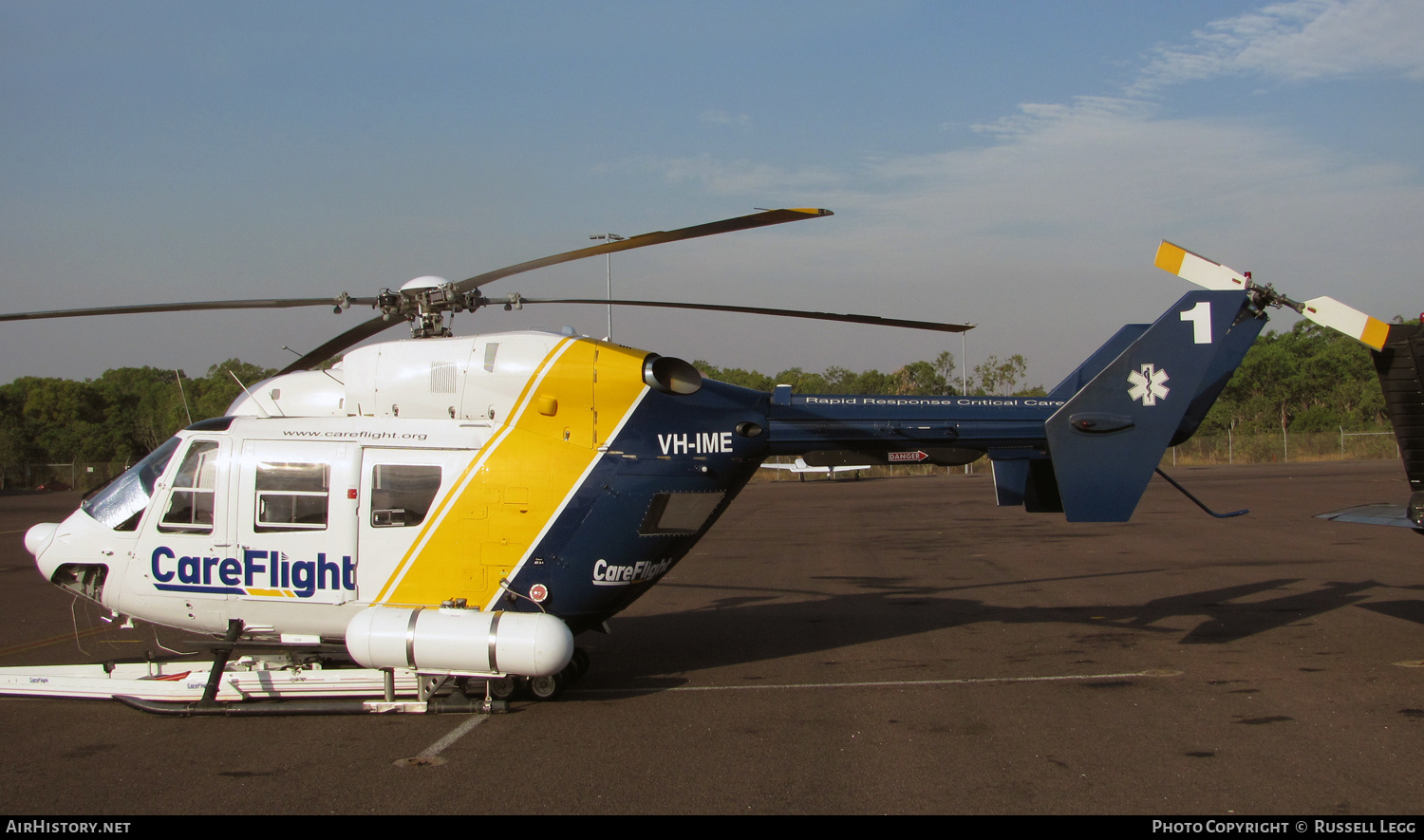 Aircraft Photo of VH-IME | Eurocopter-Kawasaki BK-117B-1 | CareFlight | AirHistory.net #591175
