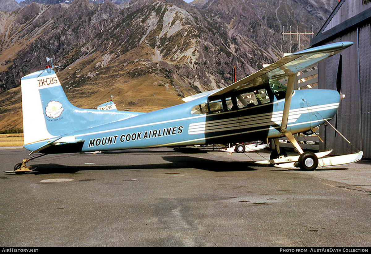 Aircraft Photo of ZK-CBS | Cessna 185A Skywagon | Mount Cook Airlines | AirHistory.net #591179