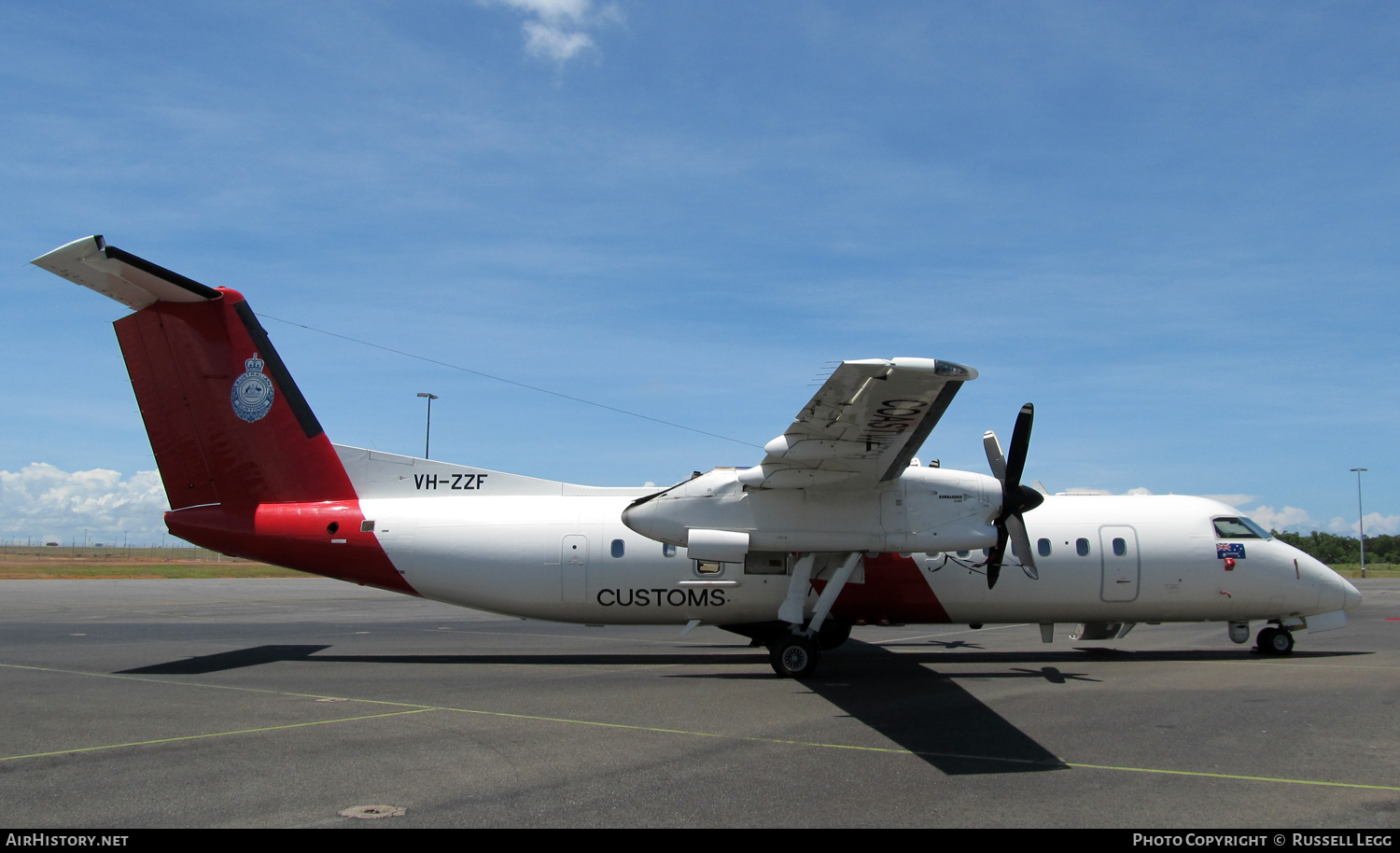 Aircraft Photo of VH-ZZF | Bombardier DHC-8-315Q/MPA | Australian Customs | AirHistory.net #591181