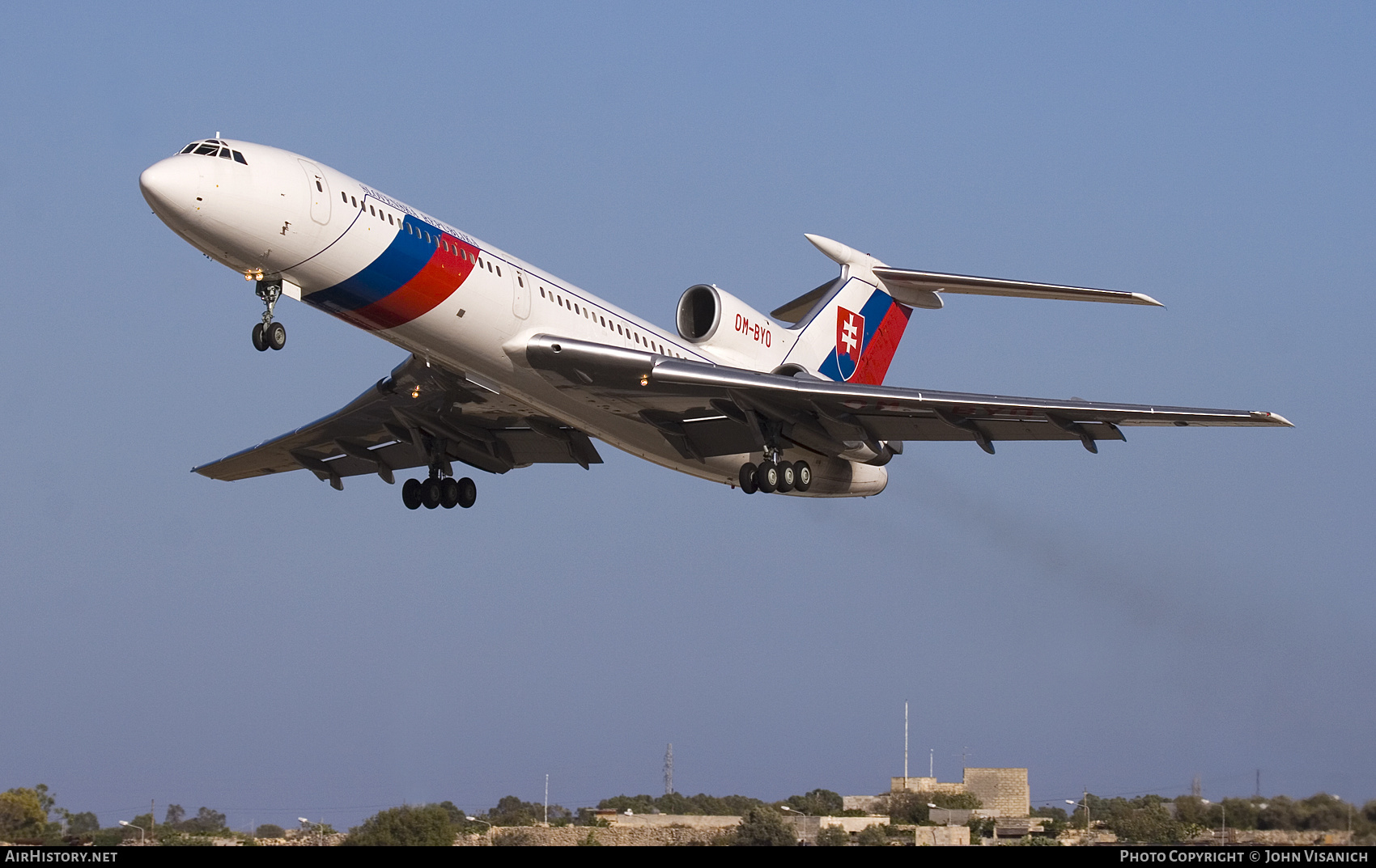 Aircraft Photo of OM-BYO | Tupolev Tu-154M | Slovakia - Government | AirHistory.net #591187